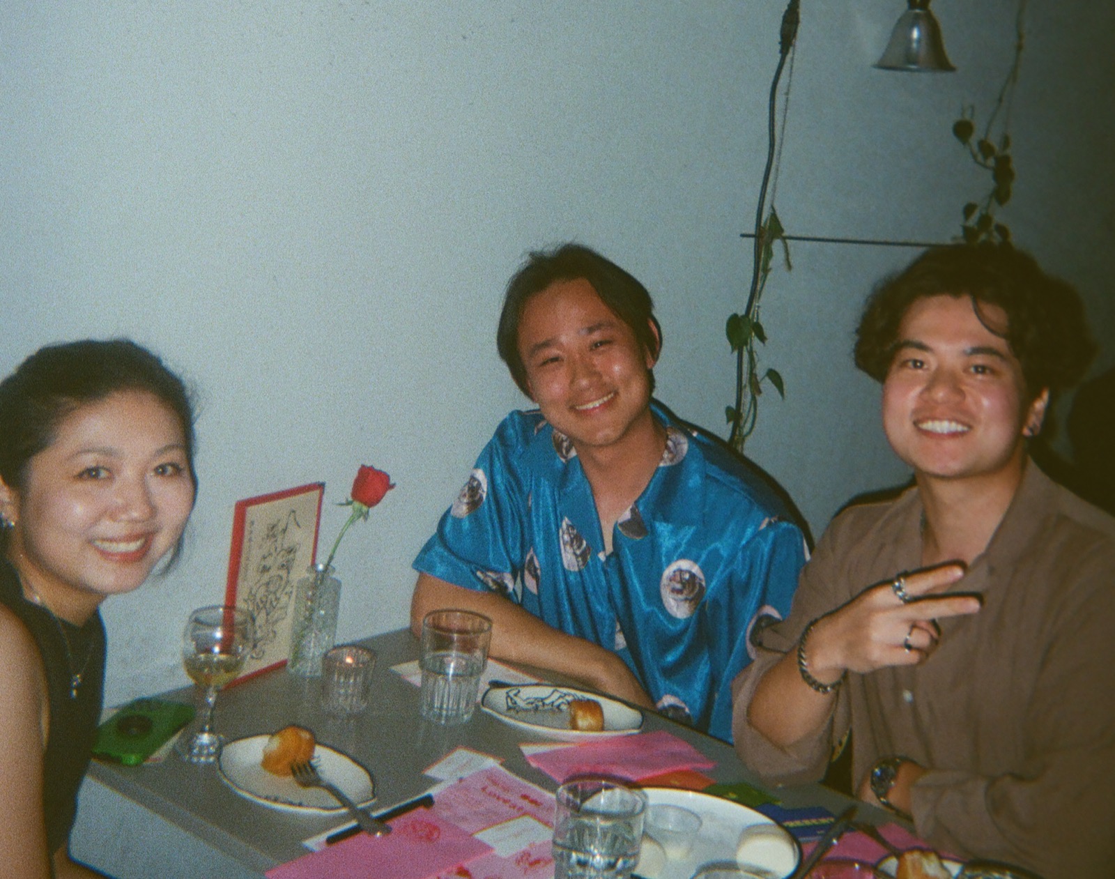Guests laughing during a supper club dinner